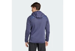 adidas TERREX MULTI HYBRID INSULATED KAPUZENJACKE Dunkelblau/Hellblau