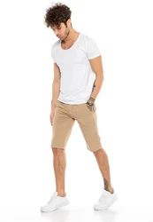 RedBridge Herren Chino Shorts Beige/Khaki/Braun