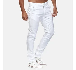 Elara Chinohose Slim Fit Weiß/Creme