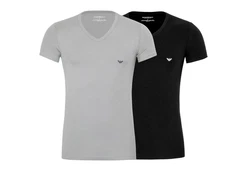 EMPORIO ARMANI Herren T-Shirt 2er Pack V-Neck 