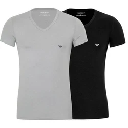 EMPORIO ARMANI Herren T-Shirt 2er Pack V-Neck 