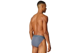 Skiny Slip Herren Tanga Cotton Retro Blau/Dunkelblau/Grau