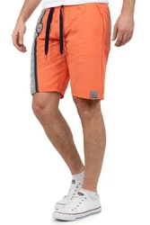 Geo Norway Herren Badehose baqweenishi Men Fluo Coral