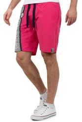 Geo Norway Herren Badehose baqweenishi Men Fluo Pink