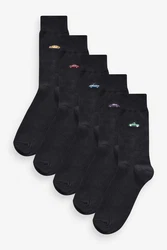 Next Socken mit Stickerei Schwarz/Dunkelgrau/Dunkelblau