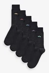 Next Socken mit Stickerei Schwarz/Dunkelgrau/Dunkelblau