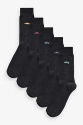 Next Socken mit Stickerei Schwarz/Dunkelgrau/Dunkelblau