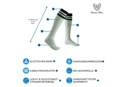 German Wear Trachtensocken GW251 Dunkelgrün/Grün