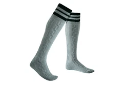German Wear Trachtensocken GW251 Grau/Dunkelgrün/Dunkelblau