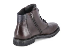 bugatti Stiefelette Schnürstiefelette Dunkelbraun/Braun/Blau
