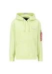 Alpha Industries Sweatshirt 'Red Stripe' Rot
