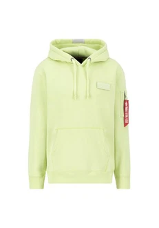 Alpha Industries Sweatshirt 'Red Stripe' Rot