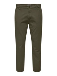 ONLY & SONS Chinohose ONSFREE REGULAR PANT NOOS Dunkelgrün/Khaki/Grün
