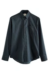 Next Langarmhemd Pflegeleichtes Button-Down-Oxford-Hemd Grün/Dunkelgrün/Dunkelblau/Hellblau/Grau/Türkis