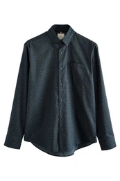 Langarmhemd Pflegeleichtes Button-Down-Oxford-Hemd (1-tlg)