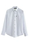Next Langarmhemd Pflegeleichtes Button-Down-Oxford-Hemd Hellblau/Grau/Dunkelblau/Blau