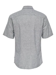 Kurzarmhemd Hemd Kurzarm Slim Fit Hemdkragen 7659 in Blau