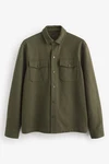 Next Hemdjacke aus Jersey Dunkelgrün/Khaki/Grün Next Hemdjacke aus Jersey Dunkelgrün/Khaki/Grün