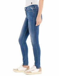 Replay Skinny-fit-Jeans Blau