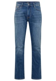Regular-fit-Jeans Jeans Straight Denim 5-Pocket-Style Stretch 6624 in Blau