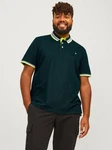Jack & Jones Poloshirt Fit Polo Shirt JJEPAULOS Sommer Hemd Pique (1-tlg) (3615) Neon Grün (3615)