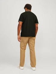 Jack & Jones Poloshirt Fit Polo Shirt JJEPAULOS Sommer Hemd Pique (1-tlg) (3615) Grün (3615)