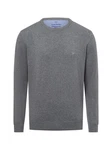 FYNCH-HATTON Pullover Rundhals Casual Fit Grau/Dunkelgrau/Dunkelblau