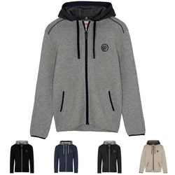 Spieth & Wensky Trachtenstrickjacke Echo (432150-1003) Grau/Hellgrau