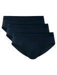 CALIDA Slip Herren 3er Pack Natural Benefit Dunkelblau