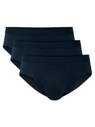 CALIDA Slip Herren 3er Pack Natural Benefit Dunkelblau