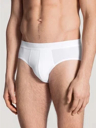 CALIDA Slip Focus Herren Creme/Weiß