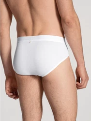 CALIDA Slip Focus Herren Creme/Weiß