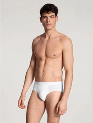 CALIDA Slip Focus Herren Creme/Weiß