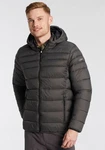 CMP Steppjacke MAN JACKET FIX HOOD grau