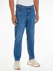 Tommy Jeans Tapered-fit Jeans Isaac Relaxed Tapered blau