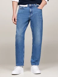 Tommy Jeans Tapered-fit Jeans Isaac Relaxed Tapered blau