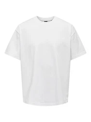 ONLY & SONS T-Shirt Millenium Weiß/Grau/Creme
