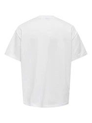 ONLY & SONS T-Shirt Millenium Weiß/Grau/Creme