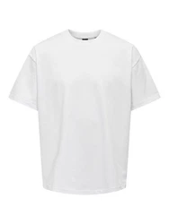 ONLY & SONS T-Shirt Millenium Weiß/Grau/Creme