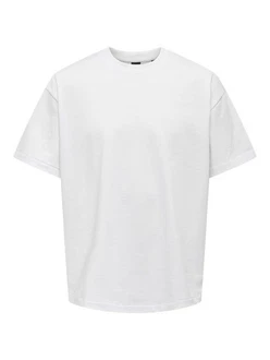 ONLY & SONS T-Shirt Millenium Weiß/Grau/Creme