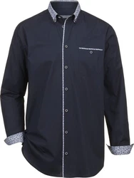 Babista Langarmhemd ROMANTENTO blau/dunkelblau