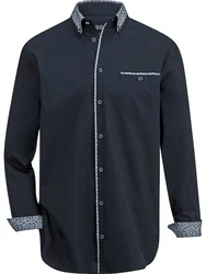 Babista Langarmhemd ROMANTENTO blau/dunkelblau