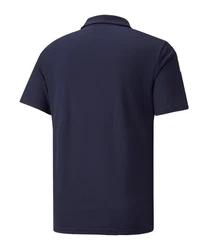 PUMA T-Shirt teamLIGA Sideline Polo Dunkelblau/Hellblau