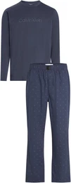 Pyjama L/S PANT SET (Set, 2 tlg) mit Alloverprint Hose