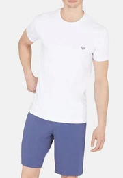 Pyjama Pyjama Schlafanzug mit Bermudashorts mit (1 tlg)