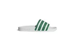adidas Originals ADILETTE Badesandale Dunkelgrün/Grün/Weiß