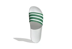 adidas Originals ADILETTE Badesandale Dunkelgrün/Grün/Weiß