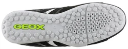 Geox Sneaker U4507A 022EK Schnürschuh Schwarz/Grün/Neonfarben