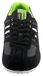 Geox Sneaker U4507A 022EK Schnürschuh Schwarz/Grün/Neonfarben