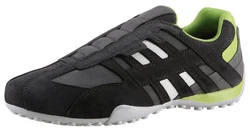 Geox UOMO SNAKE B Sneaker Schwarz/Grün/Dunkelgrau/Dunkelgrün